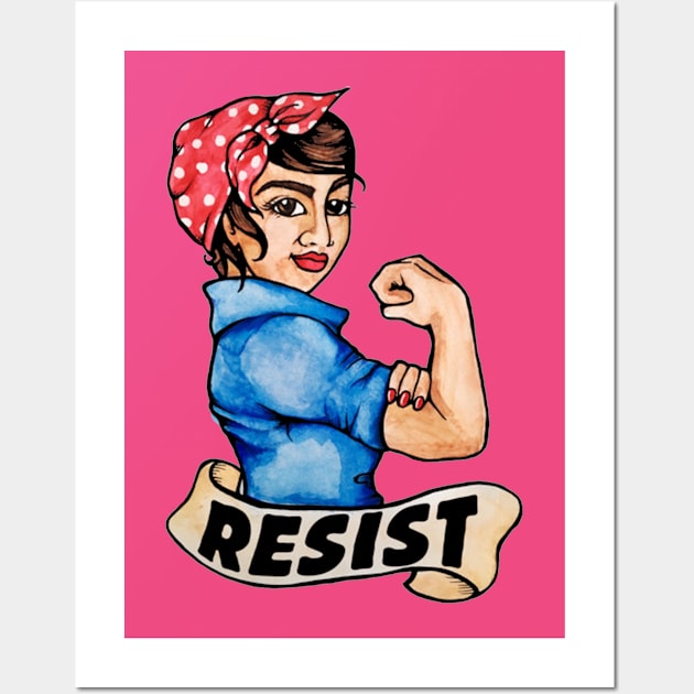 resist Wall Art by adamanartwork